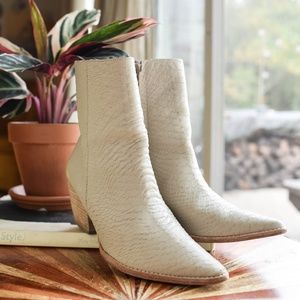 Matisse Python Caty Boots in Ivory